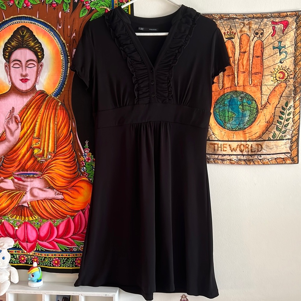 black grunge dress